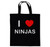 I Love Ninjas - Cotton Tote Bag