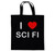 I Love Sci Fi - Cotton Tote Bag