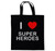 I Love Super Heroes - Cotton Tote Bag