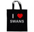 I Love Swans - Cotton Tote Bag