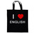 I Love English - Cotton Tote Bag