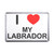 I Love My Labrador - Plastic Fridge Magnet I Love My Labrador - Plastic Fridge Magnet