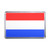 Holland Flag - Plastic Fridge Magnet