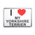 I Love My Yorkshire Terrier - Plastic Fridge Magnet I Love My Yorkshire Terrier - Plastic Fridge Magnet