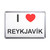 I Love Reykjavik - Plastic Fridge Magnet I Love Reykjavik - Plastic Fridge Magnet