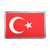 Turkey Flag - Plastic Fridge Magnet Turkey Flag - Plastic Fridge Magnet