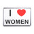 I love Women - Plastic Fridge Magnet I love Women - Plastic Fridge Magnet