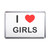 I Love Girls - Plastic Fridge Magnet I Love Girls - Plastic Fridge Magnet