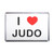 I Love Judo - Plastic Fridge Magnet