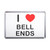 I Love Bell Ends - Plastic Fridge Magnet