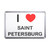 I Love Saint Petersburg - Plastic Fridge Magnet