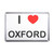 I Love Oxford - Plastic Fridge Magnet