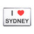 I Love Sydney - Plastic Fridge Magnet
