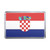 Croatia Flag - Plastic Fridge Magnet Croatia Flag - Plastic Fridge Magnet