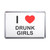 I Love Drunk Girls - Plastic Fridge Magnet