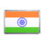 India Flag - Plastic Fridge Magnet