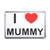 I love Mummy - Plastic Fridge Magnet