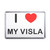 I Love My Visla - Plastic Fridge Magnet