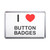 I Love Button Badges - Plastic Fridge Magnet