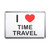 I Love Time Travel - Plastic Fridge Magnet