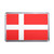 Denmark Flag - Plastic Fridge Magnet Denmark Flag - Plastic Fridge Magnet