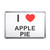 I Love Apple Pie - Plastic Fridge Magnet