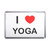 I Love Yoga - Plastic Fridge Magnet