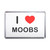 I Love Moobs - Plastic Fridge Magnet