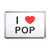 I Love Pop - Plastic Fridge Magnet I Love Pop - Plastic Fridge Magnet