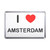 I Love Amsterdam - Plastic Fridge Magnet