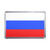 Russia Flag - Plastic Fridge Magnet