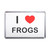 I Love Frogs - Plastic Fridge Magnet I Love Frogs - Plastic Fridge Magnet