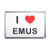 I Love Emus - Plastic Fridge Magnet