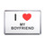 I Love My Boyfriend - Plastic Fridge Magnet I Love My Boyfriend - Plastic Fridge Magnet