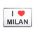 I Love Milan - Plastic Fridge Magnet