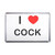 I Love Cock - Plastic Fridge Magnet I Love Cock - Plastic Fridge Magnet
