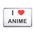 I Love Anime - Plastic Fridge Magnet