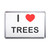 I Love Trees - Plastic Fridge Magnet