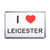 I Love Leicester - Plastic Fridge Magnet