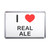 I Love Real Ale - Plastic Fridge Magnet