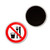 No Food or Drink - Button Badge Fridge Magnet No Food or Drink - Button Badge Fridge Magnet