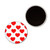 Heart Pattern - Button Badge Fridge Magnet