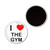 I Love The Gym - Button Badge Fridge Magnet I Love The Gym - Button Badge Fridge Magnet