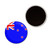 New Zealand Flag - Button Badge Fridge Magnet