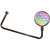 Rainbow Heart Pattern - Handbag Table Hook Hanger Rainbow Heart Pattern - Handbag Table Hook Hanger