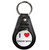 I Love Snowmen - Plastic Medallion Key Ring I Love Snowmen - Plastic Medallion Key Ring
