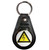 High Voltage - Plastic Medallion Key Ring
