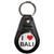 I Love Bali - Plastic Medallion Key Ring I Love Bali - Plastic Medallion Key Ring