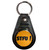 STFU! Shut the fuck up! - Plastic Medallion Key Ring