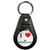 I Love My Schnauzer - Plastic Medallion Key Ring